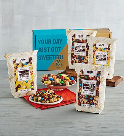 Moose Munch® Premium Popcorn Peanut and M&M'S® Minis 10 oz 4-Pack